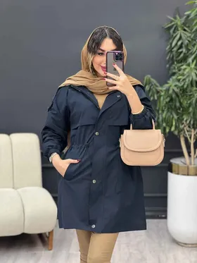 بارانی ژیله دار آستین کش