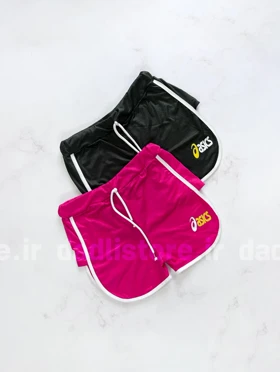 شورتک ورزشی نخ پنبه نواردوزی ASICS