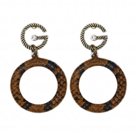 گوشواره دخترانه فانتزی حلقه‌ای مدل G