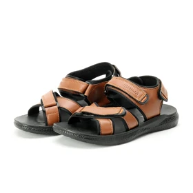 صندل چرم مردانه شیما مدل هایتی