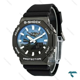 ساعت جیشاک GM2100 خلبانی مردانه بند رابر G-Shock-7529-G