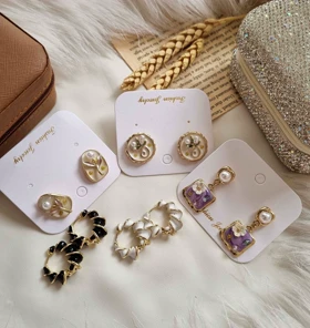 گوشواره میناکاری G31