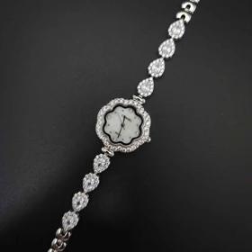 ساعت مچی زنانه چنل Chanel رنگ ثابت استیل316 با موتور کوارتز ژاپن کد 4 (نقره ای)