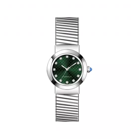 ساعت مچی زنانه ویمبرلی فلزی نقره ای صفحه سبز WB-CS453L-E