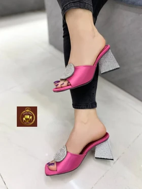 صندل روفرشی نگینی مجلسی زنانه رزا