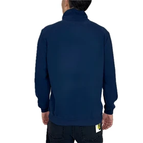 بلوز مردانه یقه نیم زیپ سرمه ای وارداتی