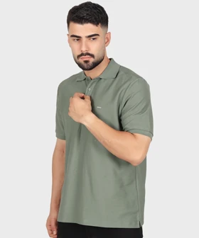 تیشرت یقه دار مردانه ساده 0596