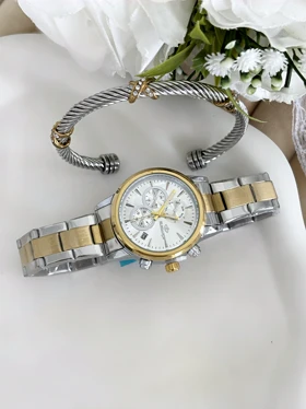 ساعت الگانس زنانه طرح سه موتوره 938