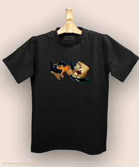 تیشرت مردانه و زنانه اصیل ایرانی طرح نقشه ایران در زمان کوروش بزرگ