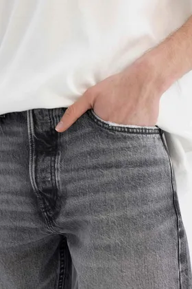 90's Slim Fit Slim Fit کمر بلند با پا باریک پاره شده شلوار جین با جزئیات C9829ax24sm C9829AX24SM