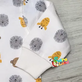 سرهمی کودک بی بی گپ اورجینال baby gap طرح حیوانات