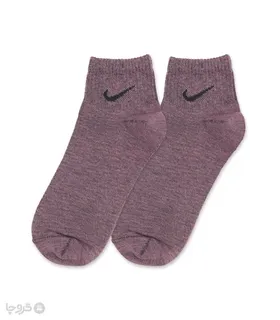 جوراب مچی کش انگلیسی طرح Nike طیف بنفش