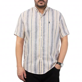 پیراهن آستین کوتاه کنفی مردانه تن کوک مدل 12111013