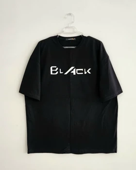 تیشرت سایز بزرگ مشکی Black