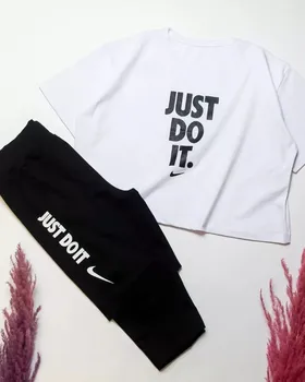 ست کراپ شلوارک just do it کد 521