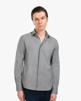 پیراهن مردانه ساده فلورا کد 1671