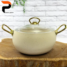 قابلمه 20 خمره ای درب پیرکس کرمی هاناتک