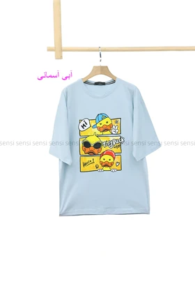 تیشرت لانگ کارتونی چاپی