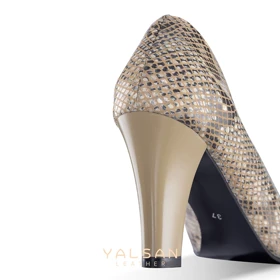 کفش پاشنه‌دار زنانه چرم یلسان مدل ژاکلین کد 600-RTL