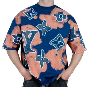 تیشرت آستین کوتاه مردانه ماکان طرح LY