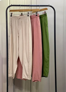 شلوار لینن مام استایل