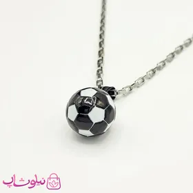 گردنبند پسرانه استیل مدل توپ فوتبال