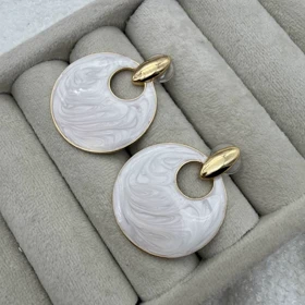 گوشواره رزینی طرح آبرنگی