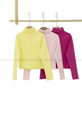 بلوز کبریتی کشی یقه اسکی کد1005175