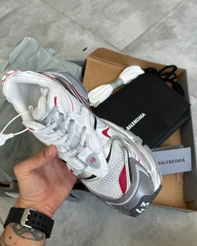 کتانی BALENCIAGA RUNNER طوسی قرمز