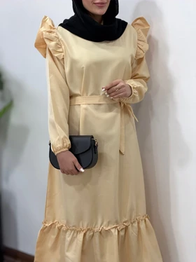 پیراهن مانتویی بلند مهین