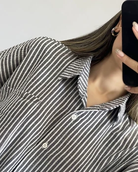 شومیز لینن گره‌ای