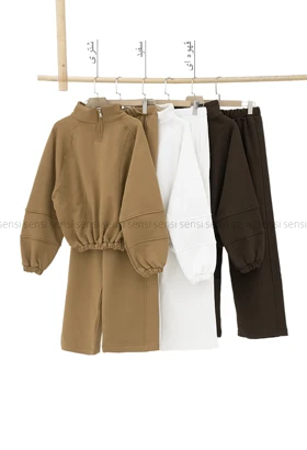 ست نیم زیپ کمر کش کد1005054