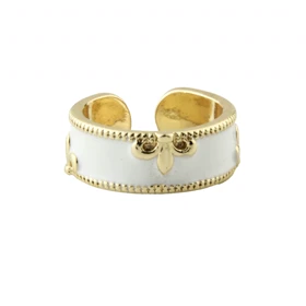 انگشتر دخترانه طرح میناکاری