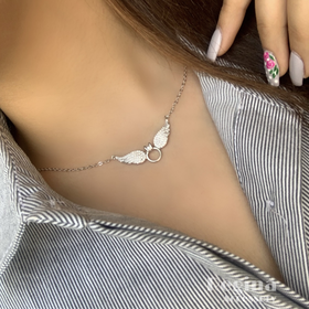 گردنبند بال و حلقه