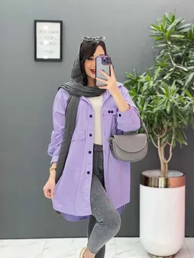 مانتو شومیزی پانچ برش‌دار