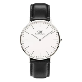 ساعت مردانه دنیل ولینگتون بند چرمی مدل DW-3541-G