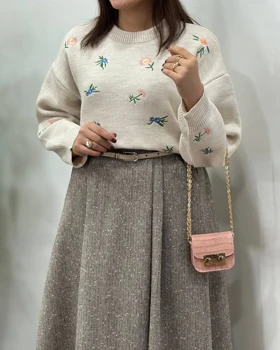 پلیور بافت ترک گلدوزی گلرخ