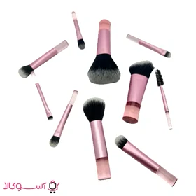 ست براش کیفی زیپ‌دار ده تیکه