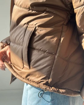 کاپشن یقه ایستاده کد 130078