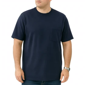 تیشرت آستین کوتاه سایز بزرگ مردانه تن کوک مدل 26512544