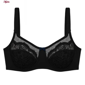 ست شورت و سوتین زنانه مدل فنردار رنگ مشکی کارنا رز کد 5431