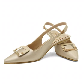 کفش مجلسی زنانه پاشنه‌دار 3 سانت زنانه مدل 400355 _ sandal valentino