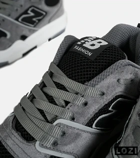 کفش کتانی مردانه و زنانه طوسی مشکی NEW BALANCE 550