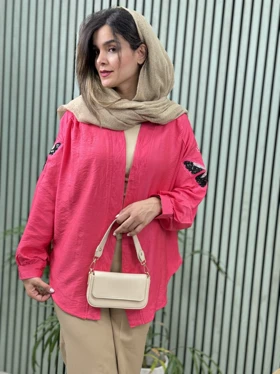 شومیز گلدوزی پروانه