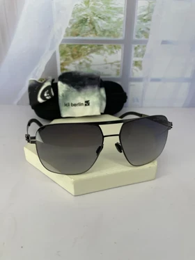 عینک آفتابی ایس برلین مدل ic35 (فریم خاکستری)