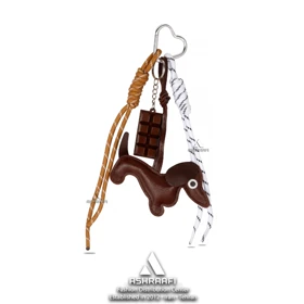 چارم بگ سگ و شکلات Dog Keychain and Chocolate Charm