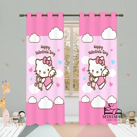 پرده کودک طرح کیتی مدل W5139