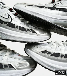 کفش کتانی مردانه و زنانه طوسی نقره ای نایک NIKE P-6000
