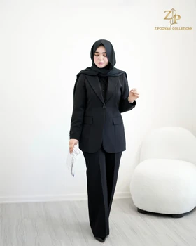 کت و شلوار زنانه کرپ سولن