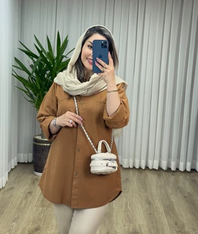 مانتو شومیزی لینن کد 2090